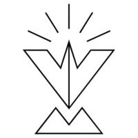 Erfolg Logo Kunst Illustration vektor