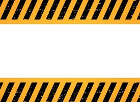 varning stil gul och svart Ränder bakgrund vektor