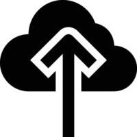 Wolke Symbol Symbol Bild. Illustration von das Hosting Lager vektor