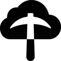 Wolke Symbol Symbol Bild. Illustration von das Hosting Lager vektor