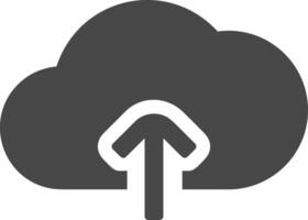 Wolke Symbol Symbol Bild. Illustration von das Hosting Lager vektor