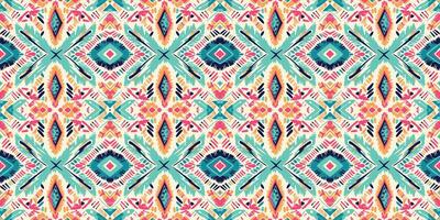 sömlös batik mönster, sömlös stam- batik mönster och sömlös färgrik mönster likna etnisk boho, aztek och ikat stilar.designade för använda sig av i tapeter, tyg, gardin, matta, batik broderi vektor
