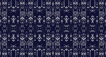 nahtlos Batik Muster, nahtlos Stammes- Batik Muster und nahtlos bunt Muster ähneln ethnisch Boho, Azteken und Ikat Stile.entworfen zum verwenden im Tapete, Stoff, Vorhang, Teppich, Batik Stickerei vektor