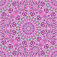 nahtlos Bohemien Blumen- Mandala Muster Hintergrund Design vektor