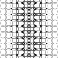 geometrisch schwarz und Weiß Muster Hintergrund vektor