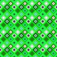 Grün geometrisch nahtlos diagonal Platz Muster - - Mosaik Fliese Hintergrund Design vektor