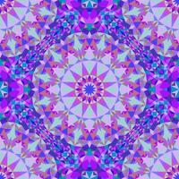 abstrakt mehrfarbig Dreieck Mandala Mosaik Muster Hintergrund Kunst vektor