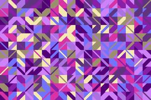 abstrakt bunt geometrisch Mosaik Muster Netz Hintergrund vektor