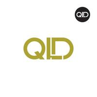 qld Logo Brief Monogramm Design vektor