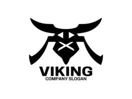 viking logotyp design mall vektor