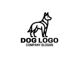 hund logotyp formgivningsmall vektor