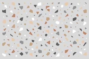 Hintergrund von abstrakt geometrisch Formen Mosaik, Terrazzo. vektor