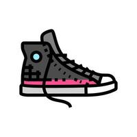 Schuhe emo Farbe Symbol Illustration vektor