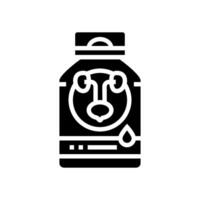 Diuretika Medikamente Apotheke Glyphe Symbol Illustration vektor