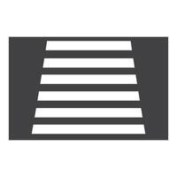 zebra korsa ikon illustration design vektor