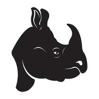 Nashorn Symbol Illustration Design Vorlage vektor