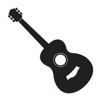 Gitarre Symbol Illustration Design Vorlage vektor