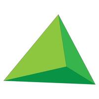 pyramid triangel ikon illustration design vektor
