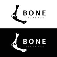 Knochen Gesundheit Logo einfach Illustration Silhouette Vorlage Design vektor