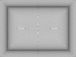 optisch Illusion erstellt von künstlerisch Linien Motive Muster, können verwenden zum Dekoration, Hintergrund, aufwendig, Stoff, Mode, Textil, Teppich Muster, Fliese oder Grafik Design Element vektor