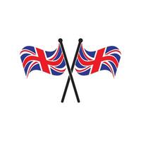 England Flagge Symbol Illustration Design vektor