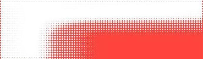 halvton i abstrakt stil. geometriska retro banner vektor konsistens. modernt tryck. vit och röd bakgrund. ljuseffekt