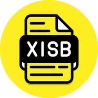 xlsb Datei Art Symbol. dokumentieren Dateien oder Symbole Symbol Format. Archiv Daten Symbol mit schwarz füllen Stil vektor
