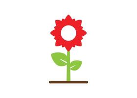 Blume Symbol Design Vorlage isoliert Illustration vektor
