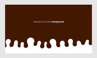 Schokolade fallen Tropfen Hintergrund. isoliert auf Weiß. vektor