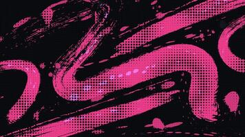 abstrakt schwarz und Rosa Grunge Bürste Hintergrund mit Halbton Wirkung. Sport Hintergrund mit Grunge Konzept vektor
