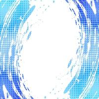 blå lutning borsta textur bakgrund med halvton effekt. vibrerande sport bakgrund med grunge stil vektor
