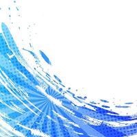 Blau Gradient Bürste Textur Hintergrund mit Halbton Wirkung. beschwingt Sport Hintergrund mit Grunge Stil vektor