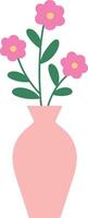 Blume Vase Symbol Illustration vektor