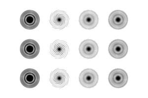 abstrakt funkeln gestalten Symbol Zeichen Piktogramm Symbol visuell Illustration einstellen vektor