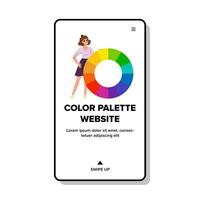 Farbton Farbe Palette Webseite vektor