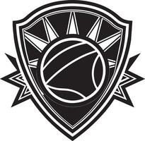 Sport Logo. schwarz und Weiß Illustration. vektor