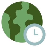jord timme ikon för webb, app, infografik, etc vektor