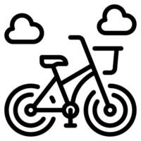 Fahrrad Symbol zum Netz, Anwendung, Infografik, usw vektor
