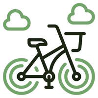 cykel ikon för webb, app, infografik, etc vektor