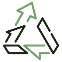 upcycle Symbol zum Netz, Anwendung, Infografik, usw vektor