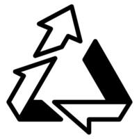 upcycle Symbol zum Netz, Anwendung, Infografik, usw vektor