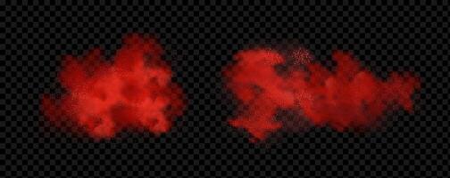Explosion von rot Chili Pfeffer, Gewürze und Paprika. vektor