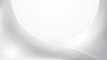 abstrakt Weiß und grau Farbe, modern Design Hintergrund mit Kurve Linien. Illustration. vektor