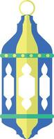 Ramadhan kareem Laterne Symbol. mit eben Karikatur Design vektor