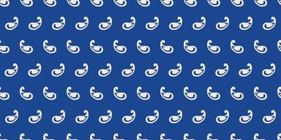 ethnisch Blau nahtlos Muster mit Paisley. modern abstrakt Design zum Papier, Abdeckung, Stoff, Innere Dekor und andere verwenden vektor