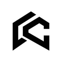 Brief cc kreativ modern abstrakt Monogramm Logo vektor
