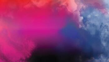 abstrakt Aquarell Hintergrund mit Wolken. bunt Blau und Rosa Hintergrund. vektor