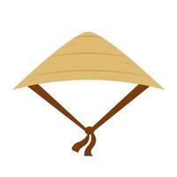 Vietnamesisch traditionell Hut Symbol vektor