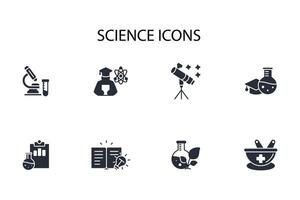 Wissenschaft Symbol festgelegt..editierbar Hub.linear Stil Zeichen zum verwenden Netz Design, Logo, Symbol Illustration. vektor