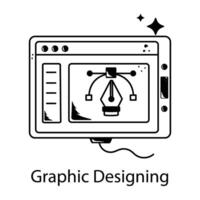 trendig grafisk design vektor